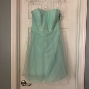 NWT David’s Bridal  Short Mint dress